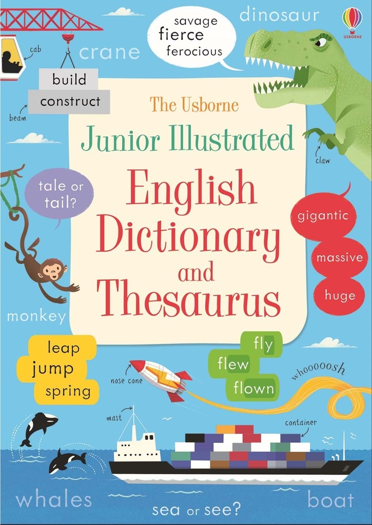 Junior Illustrated English Dictionary And Thesaurus Blue Horizon Book