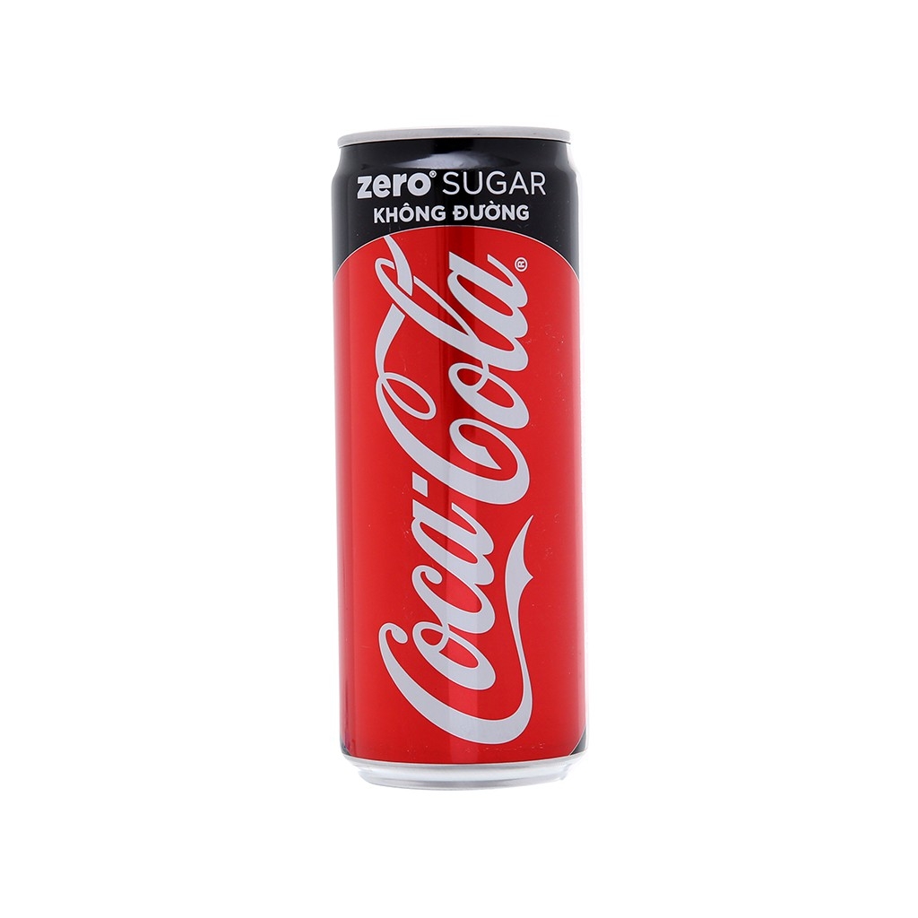 Coca Cola Zero Không Đường 330ml x Lon