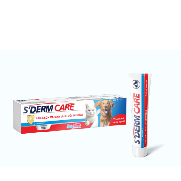 S'Derm care - Gel bôi làm sạch và mau lành vết thương 20g