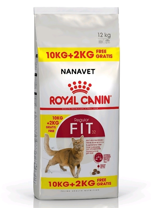Royal Canin Fit 32 10+2 kg - Thức ăn cho mèo trưởng thành