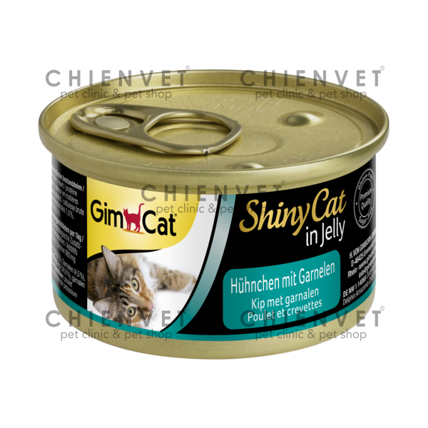 Pate cho mèo - ShinyCat in Jelly Chicken with Shrimps 70g GC-204