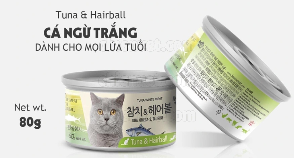 Thịt hộp cho mèo cá ngừ 80g