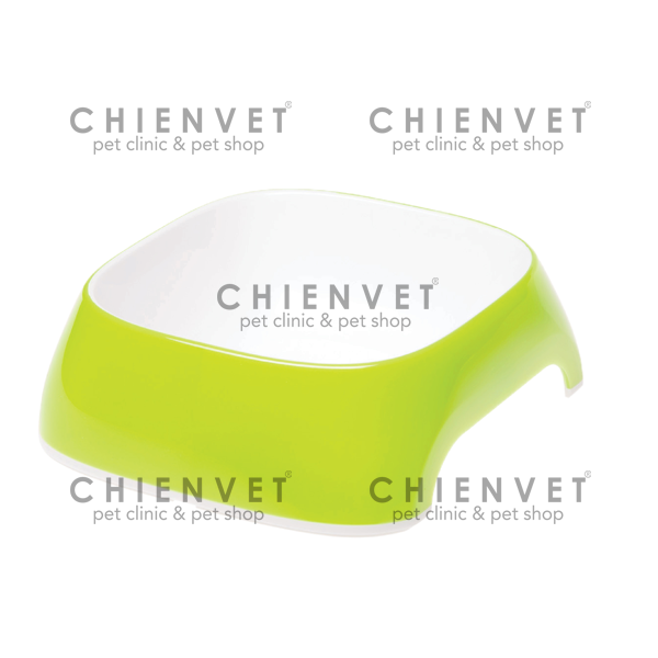 Chén nhựa Melamine S màu xanh lá