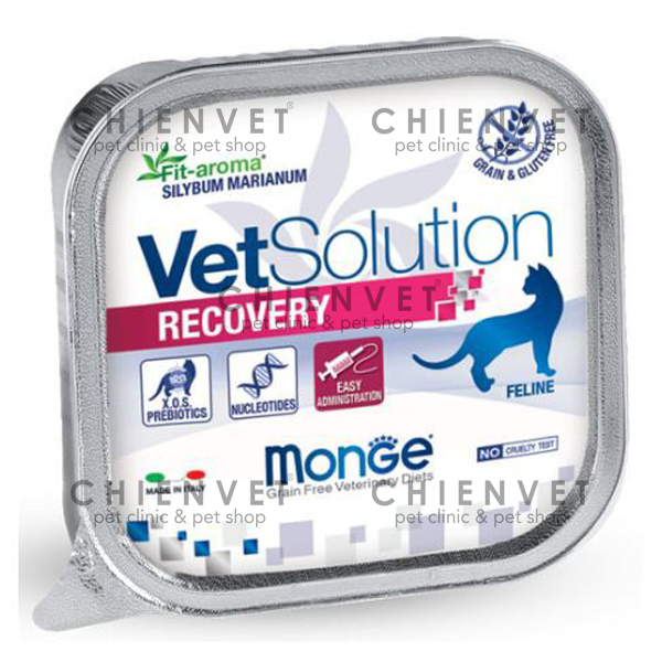 Monge Feline Vet solution recovery 150g - Pate hồi phục sức khoẻ cho mèo