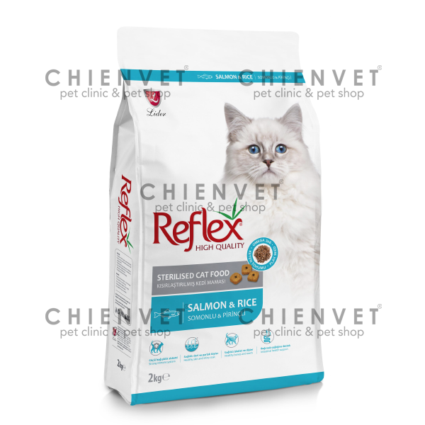 Reflex Sterilised salmon & rice 2kg - Thức ăn cho mèo trưởng thành