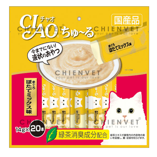 SC-129 Ciao chu ru Tuna Scallop Mix 280gr