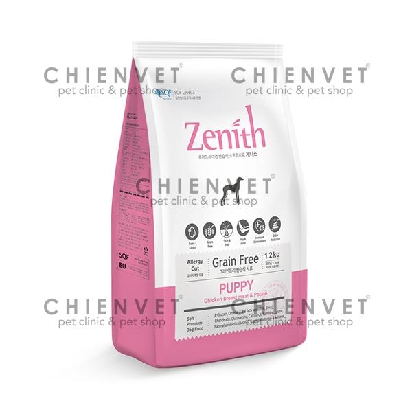 Thức ăn hạt mềm chó con Zenith 1.2kg