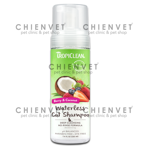 Tropiclean waterless Cat shampoo 220ml