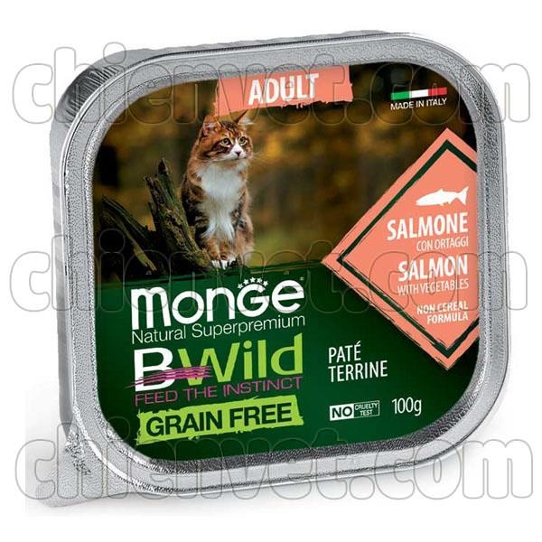 Pate monge Bwild cá hồi và rau 100gr