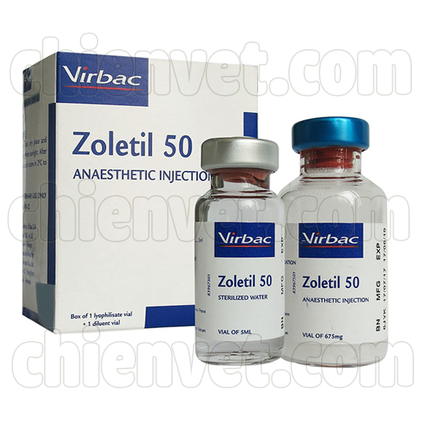 Zoletil 50 - Thuốc gây mê dùng trong thú y
