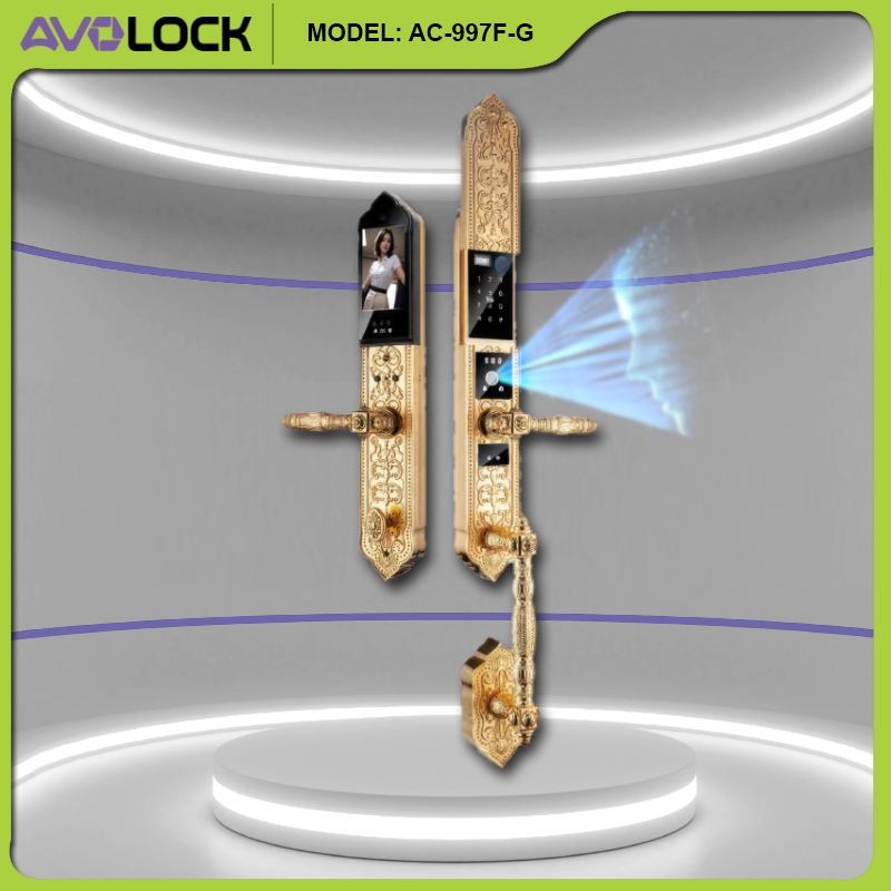 Khóa Vân Tay Cửa Gỗ Đại Sảnh AVOLOCK AC-997F-G