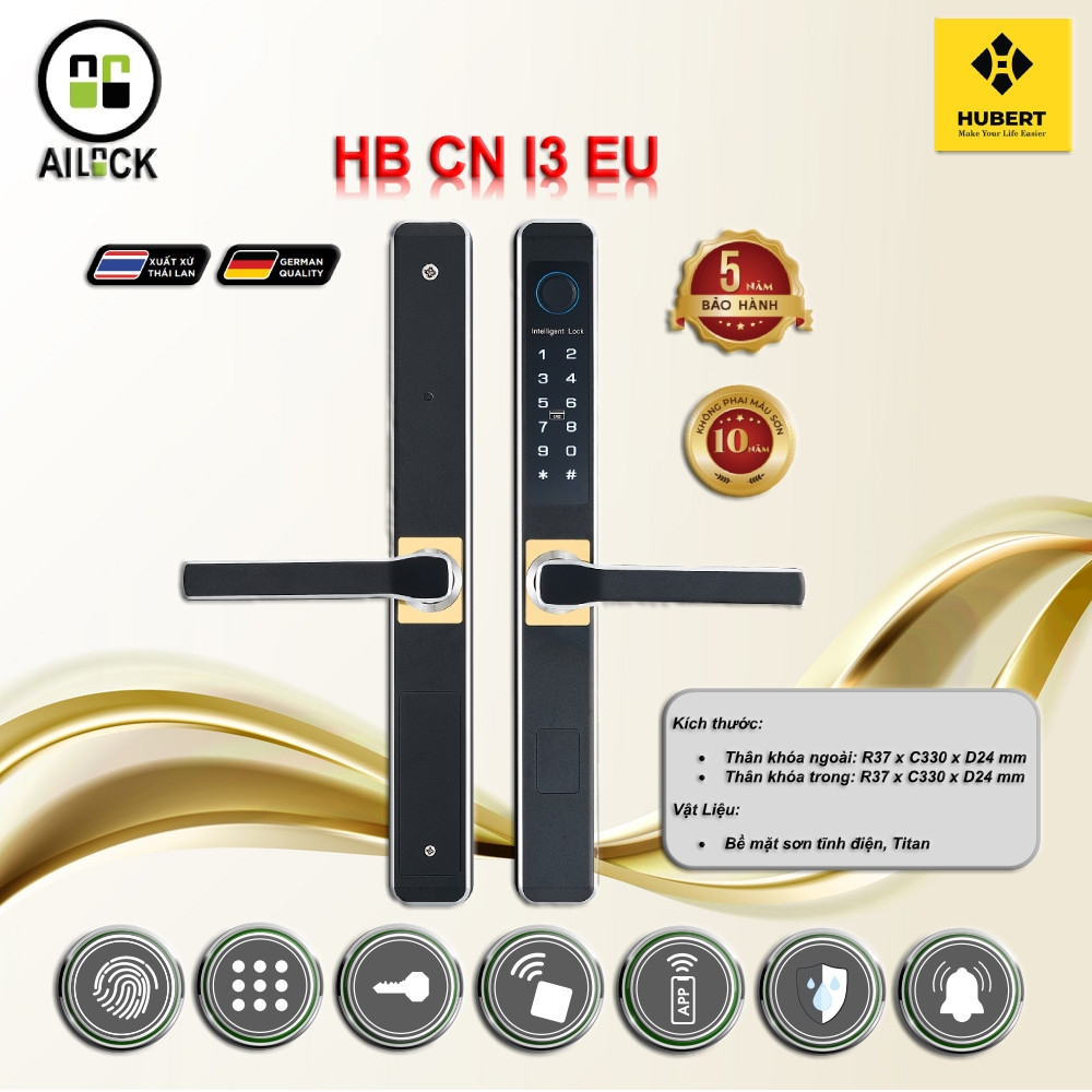 Khóa Điện Tử HUBERT HB CNI3 EU