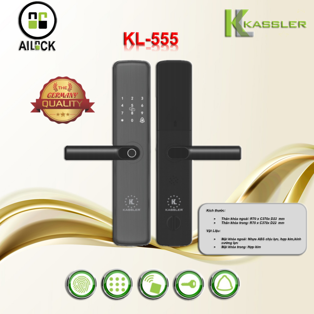 Khóa điện tử Kassler KL-555