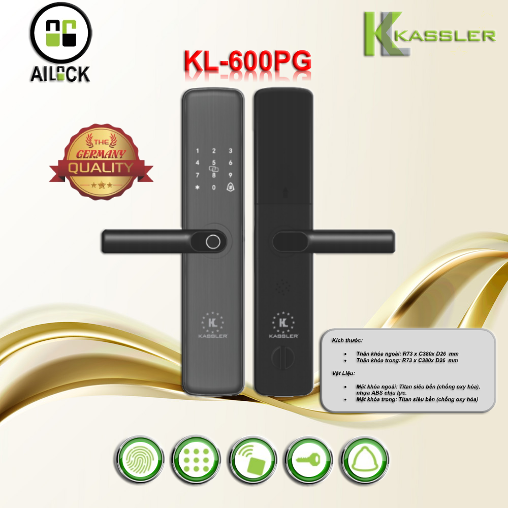 Khóa điện tử Kassler KL-600 PG