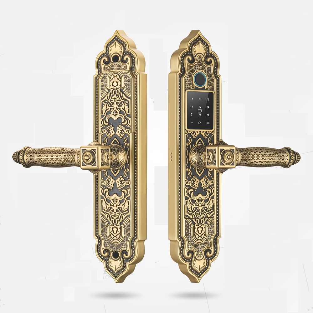Khóa Vân Tay Cửa Gỗ Đại Sảnh Kassler KL-919 PRO COPPER APP