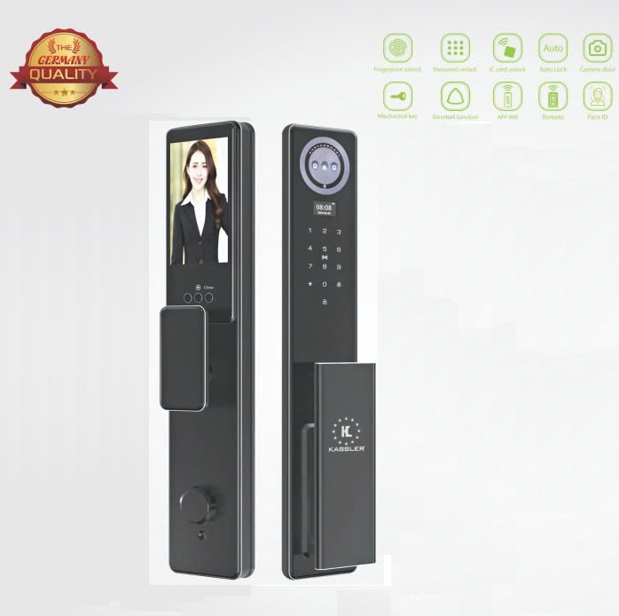 Khóa điện tử Kassler KL-868 CNC BLACK APP