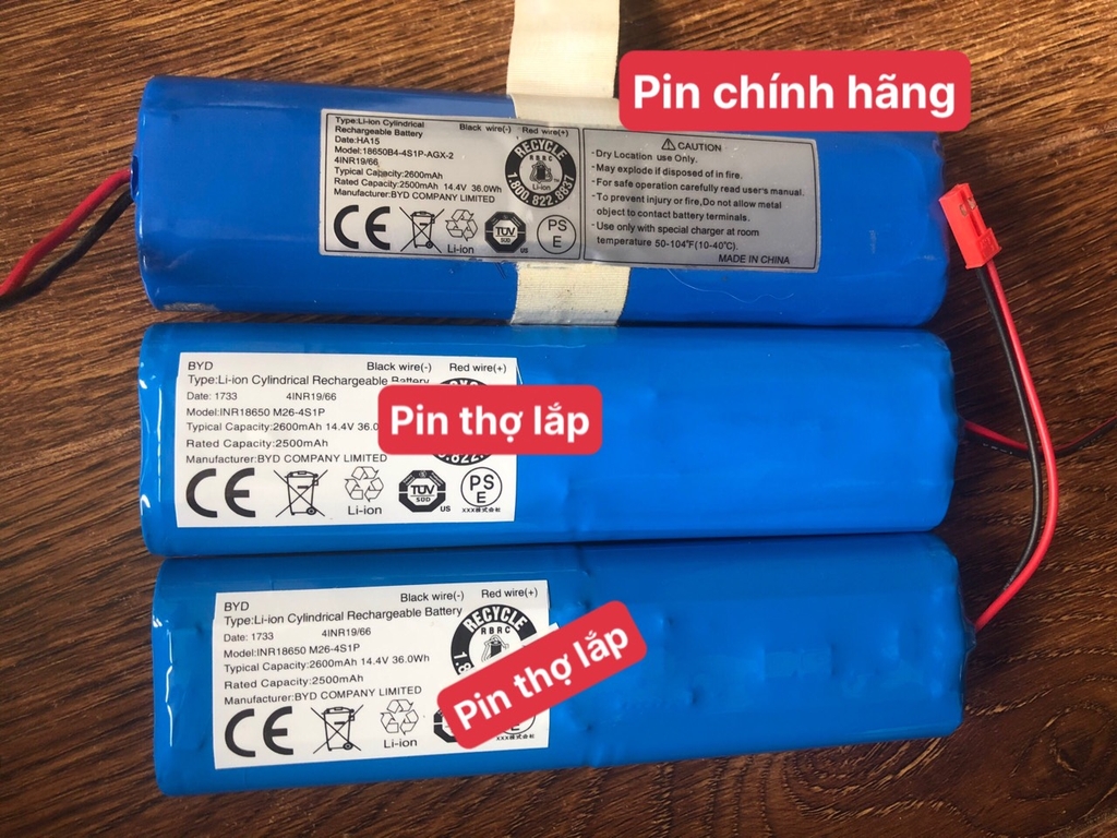 Pin thay thế cho robot hút bụi Medion