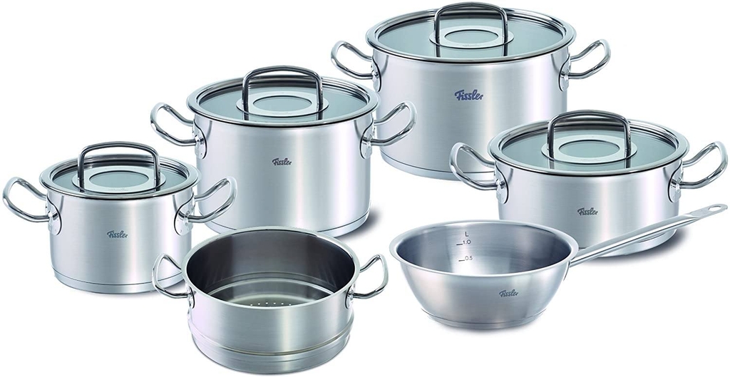 Bộ nồi Fissler Profi Original vung kính 6 món (sản xuất Đức)