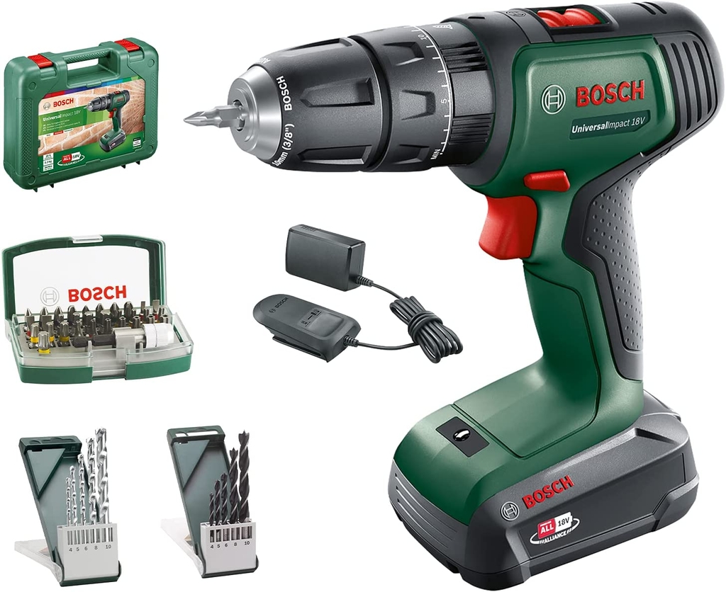 Máy khoan búa không dây Bosch hammer drill UniversalImpact 18V 06039D4109