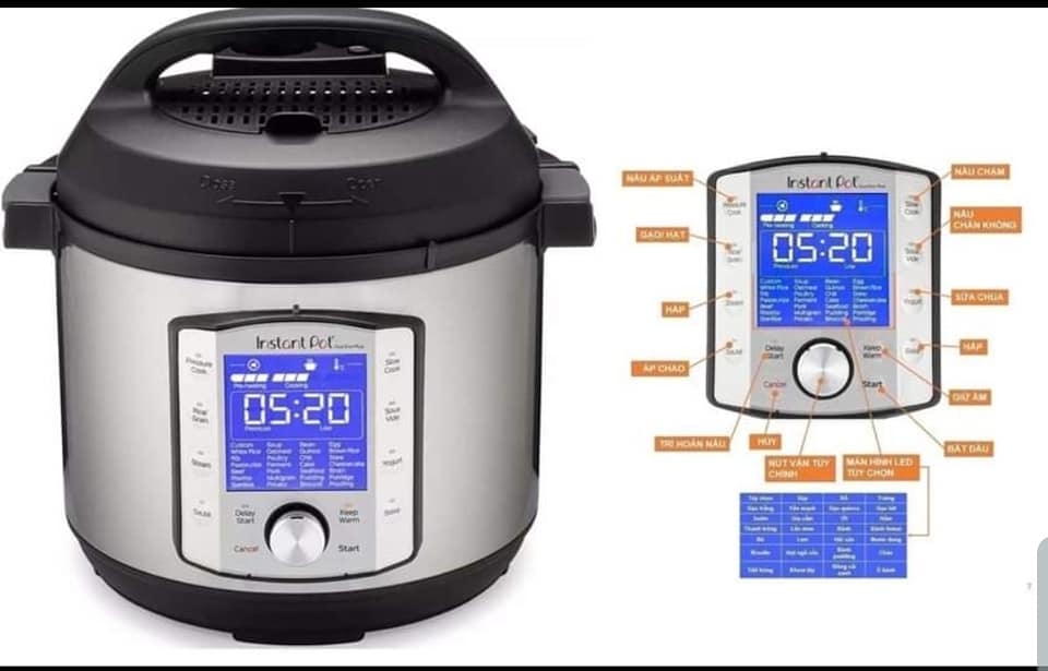 Nồi áp suất điện Instant Pot Duo plus 10 in 1