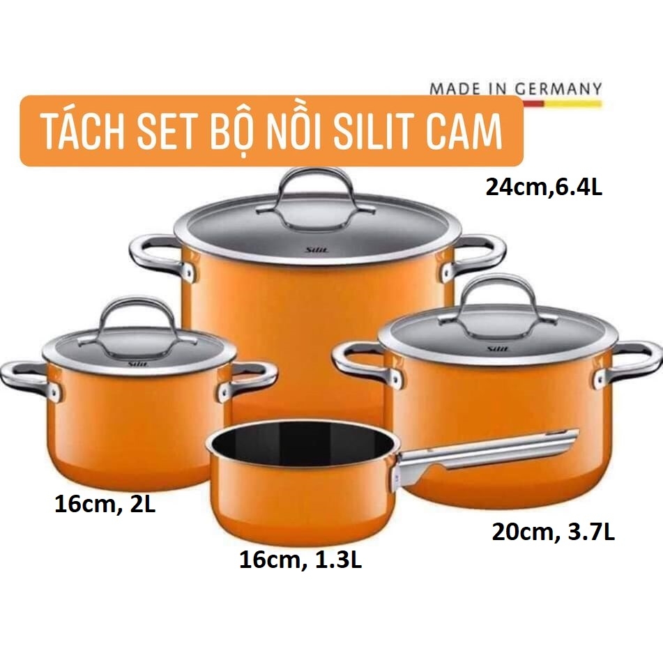 Tách set Silit Passion cam (dark orange)