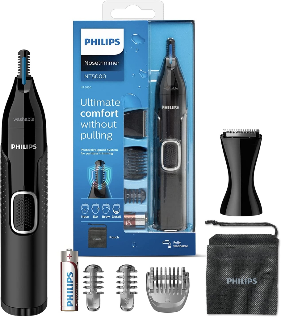 Máy tỉa lông mũi, tỉa tóc mai, lông mày Philips NT5650/16