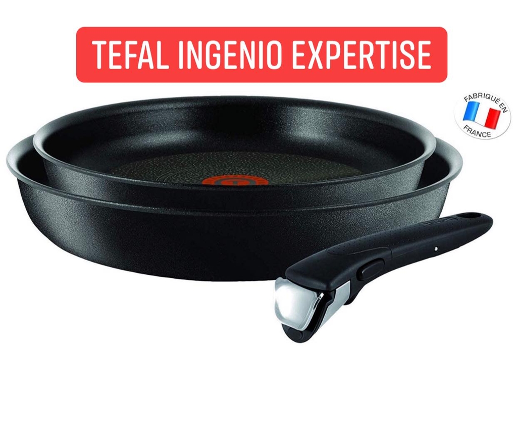 Set 2 chảo rán tay cầm rời Tefal Ingenio Expertise