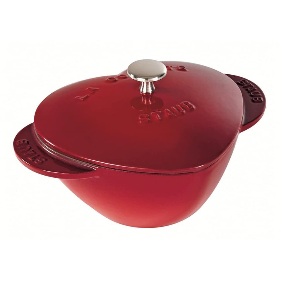 Nồi gang Staub trái tim 20cm 1.75L - made in France