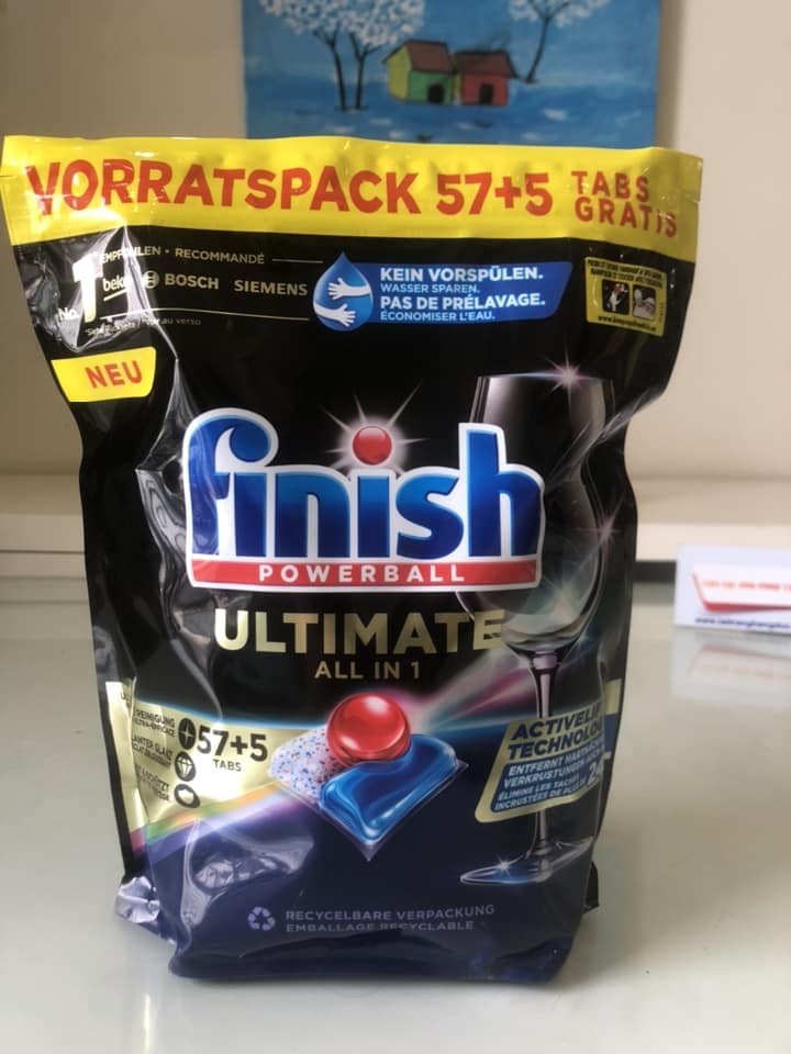 Viên rửa bát Finish Ultimate All in 1