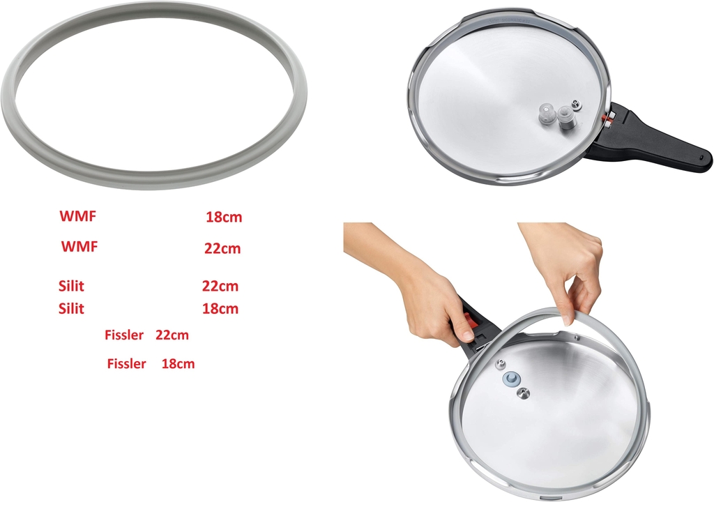 Gioăng thay thế nồi áp suất WMF 18cm/22cm