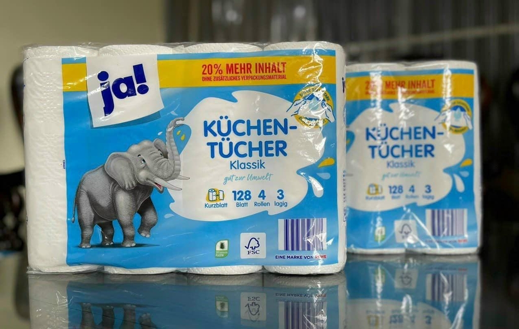 Giấy đa năng nhà bếp Ja 4 cuộn - Hàng Đức