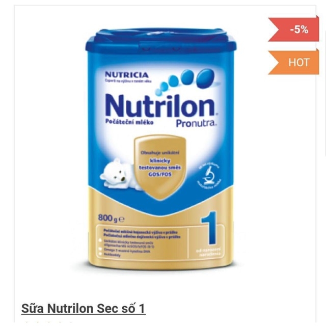 Sữa Nutrilon 1+