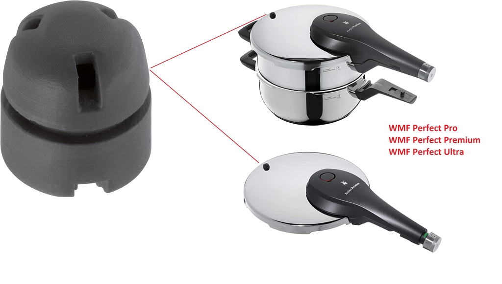 WMF Perfect Plus Black Pressure Cooker Safety Valve - Contemporary