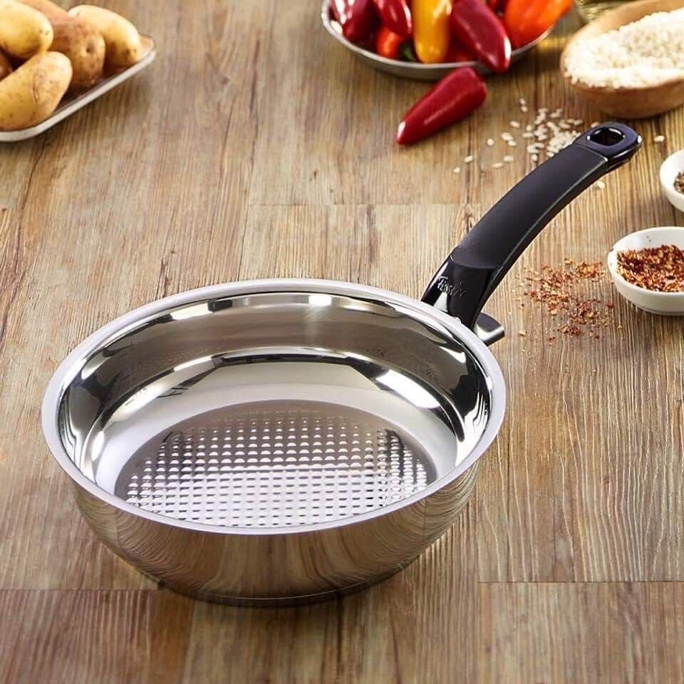 Chảo tổ ong Fissler Crispy steelux comfort