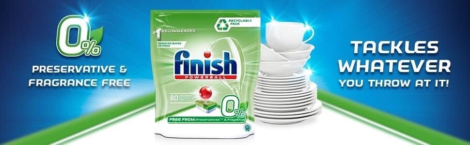 Viên rửa bát sinh học Finish All IN ONE 0% Eco