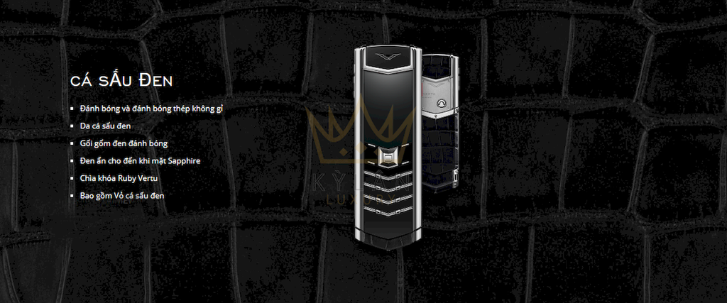 The Signature Cllecton Vertu bộ sưu tập huyền thoại đáng mơ ước