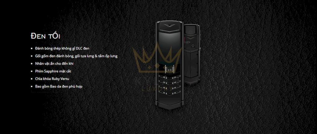 The Signature Cllecton Vertu bộ sưu tập huyền thoại đáng mơ ước