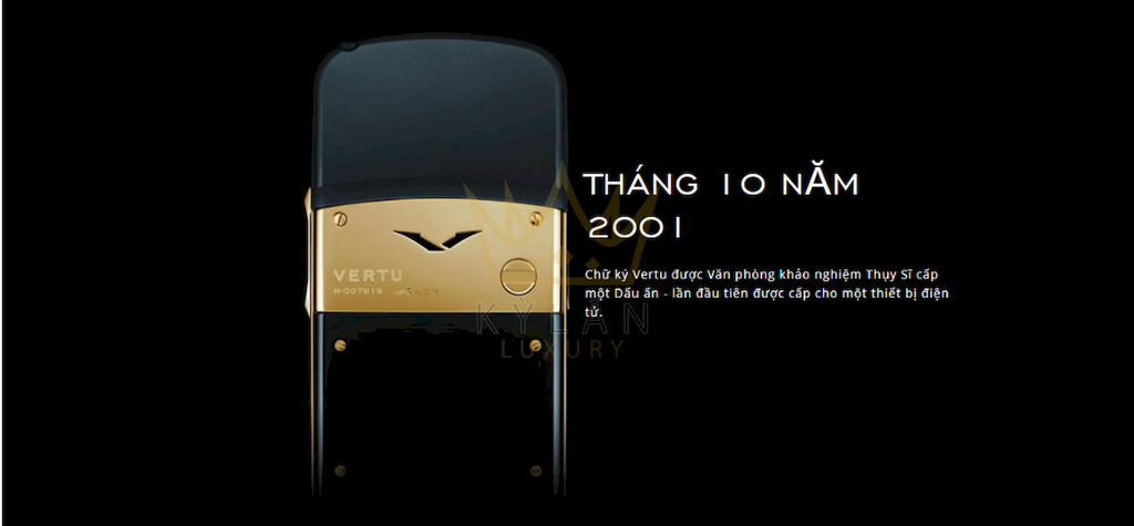 Vertu và những mốc thời gian làm nên lịch sử