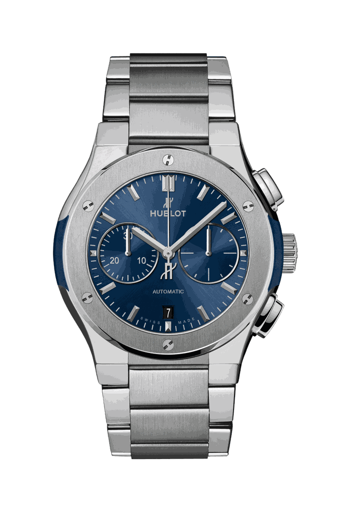 hublot classic fusion blue chronograph