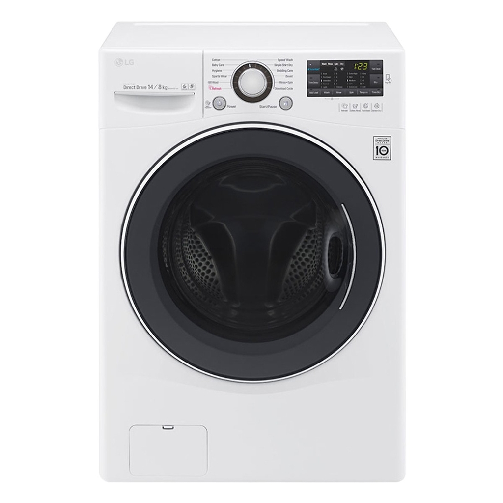 Máy giặt sấy cửa trước Inverter LG F2514DTGW (14kg)