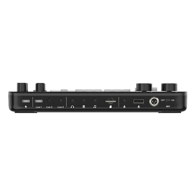 Bàn trộn Ulanzi AX01 UCaster RGB Live Sound Card 4 kênh Chanel chính ...