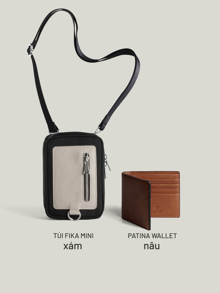 Túi Fika + Ví Patina