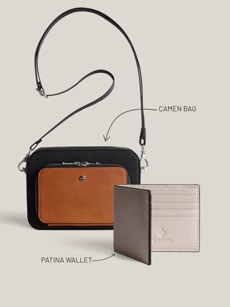 Combo Túi Camen + Ví Patina
