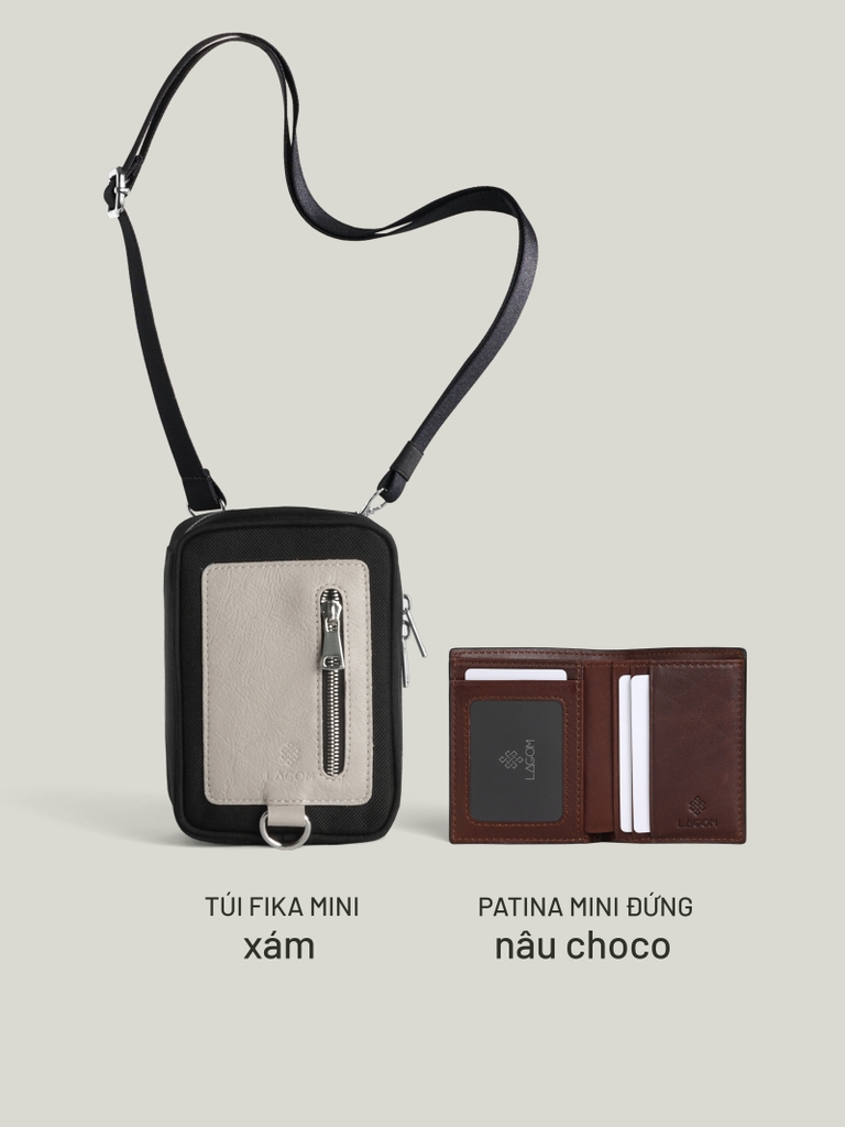 Túi Fika + Patina Mini Đứng