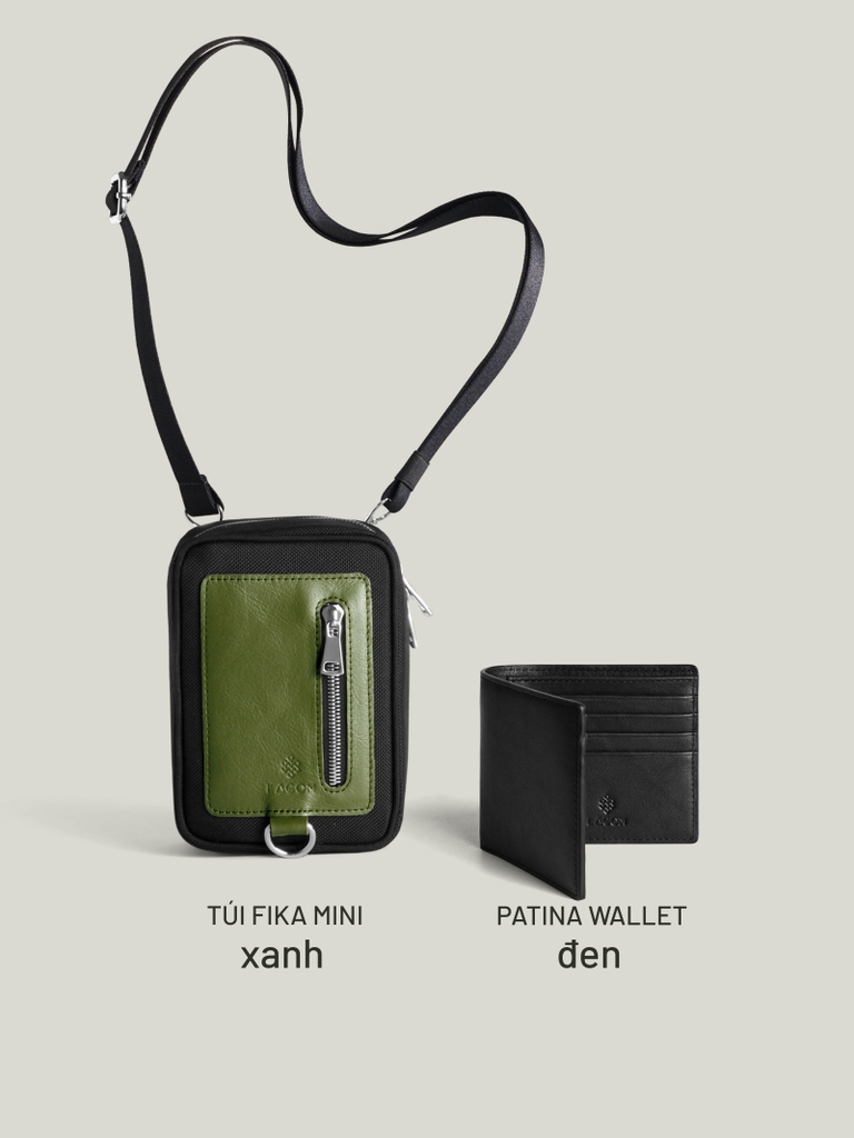 Túi Fika + Ví Patina