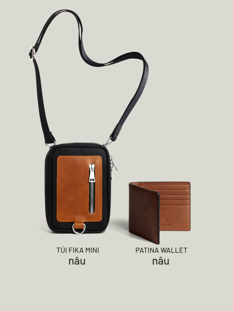 Túi Fika + Ví Patina