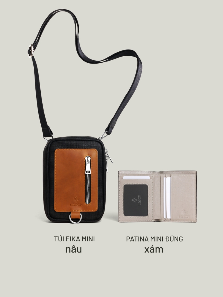Túi Fika + Patina Mini Đứng