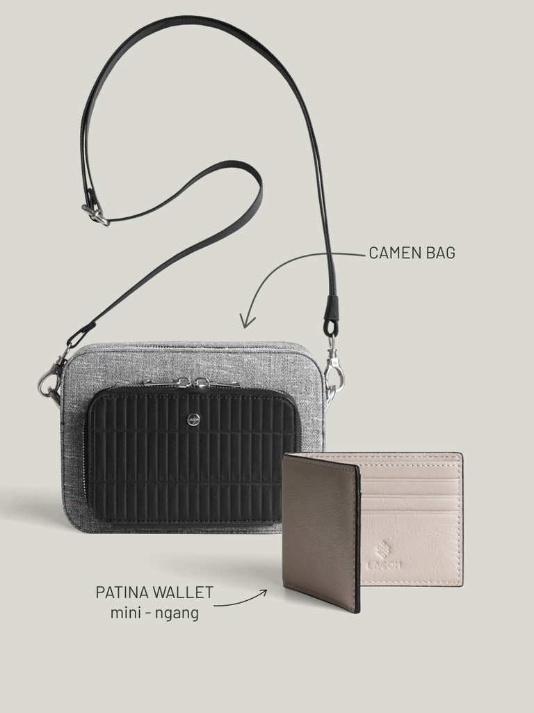 Combo Túi Camen + Ví Patina Mini Ngang