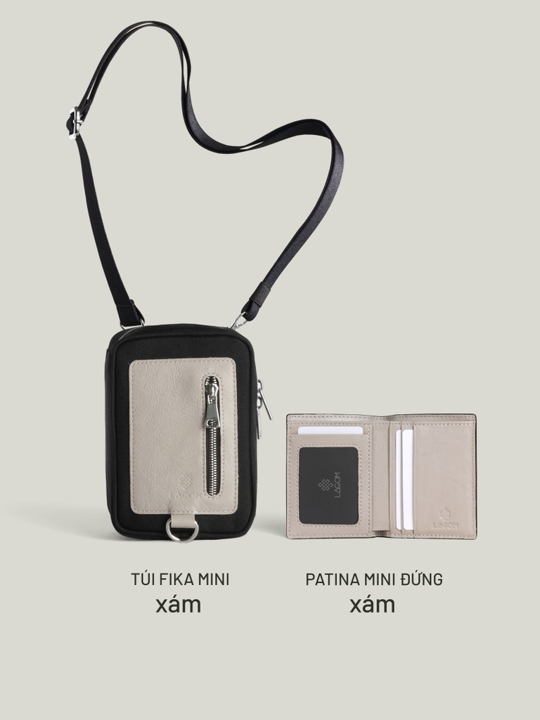 Túi Fika + Patina Mini Đứng