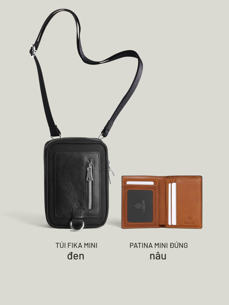 Túi Fika + Patina Mini Đứng